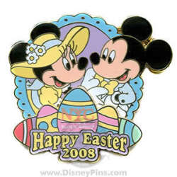 94333 - World Of Disney (NYC) - Easter 2008 Mickey and Minnie Mouse - Disney Store US