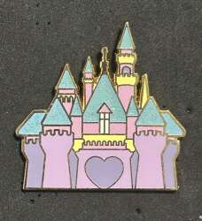 94367 - pink purple and blue glitter castle - Fantasy Unlicensed