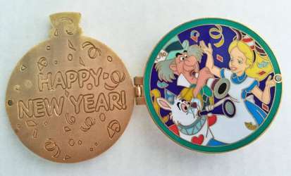 3742 - New Year's Eve/Day - Alice in Wonderland New Year's Pocket Watch - Walt Disney Imagineering