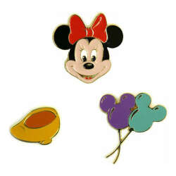 95213 - ACCOMMODE x Nakajima Sisters - Disney Retro Pins Set - Minnie Mouse - Disney Licensed alternate image