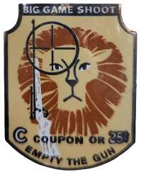 Adventureland - Lion Poster - Big Game Shoot
