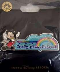 95685 - TDR Logos - Tokyo Disney Resort - Mickey Mouse, Tinker Bell, Monorail - Tokyo Disneyland Resort