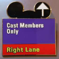 95719 - Cast Exclusive - “Cast Members Only” Road Sign - Walt Disney World alternate image