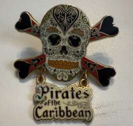 95781 - Pirates of the Caribbean - Sugar Skull Crossbone Pirates Logo alternate image