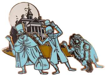 95818 - Haunted Mansion Facade with Hitchhiking Ghosts - Glow in the Dark - Disneyland Resort