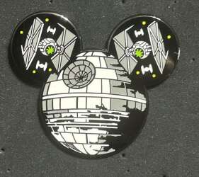 96500 - Mickey Icon: Death Star and Tie Fighters - Fantasy Unlicensed