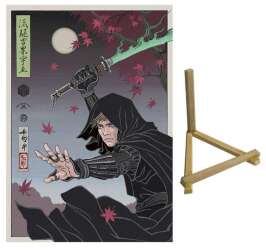 96862 - Star Wars Celebration Japan 2025: TAKUMI Badge Art Pin and Easel - Luke Skywalker - Disney Licensed alternate image