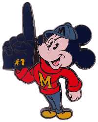 97016 - Disney Parks Collegiate - Mickey Mouse Collegiate Mascot
