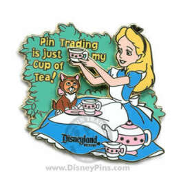 97185 - Pin Trading Nights 2008 - Alice in Wonderland - Pin Trading is Just My Cup of Tea - Disneyland Resort alternate image