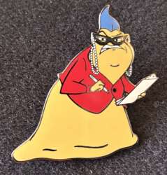 Roz with clip board.