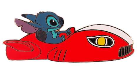 97352 - Lilo & Stitch - Stitch in his red hover car - Disney Auctions