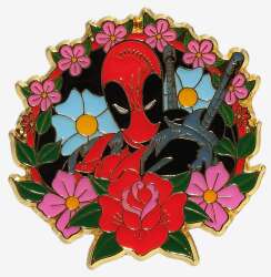 97365 - Floral Portrait - BoxLunch Floral Deadpool Portrait - Loungefly