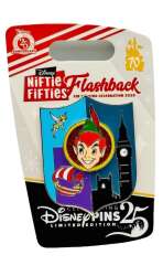 97439 - Niftie Fifties Flashback Pin Trading Celebration 2025: Disneyland Banners - Peter Pan (Fantasyland) - Disneyland Resort alternate image