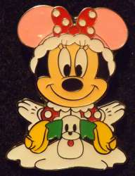 18683 - Tokyo DisneySea Abu's Bazaar Game Prizes - Characters with Snowman - Minnie Mouse - Tokyo Disneyland Resort