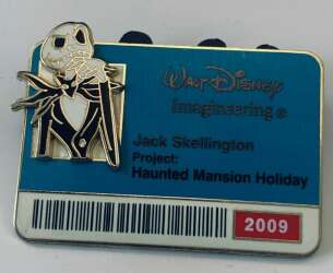 97698 - I.D. Badge Series 3 - Jack Skellington ID Badge - Walt Disney Imagineering