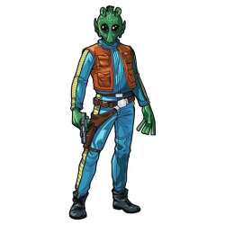 97968 - FiGPiN - Star Wars: A New Hope - Greedo (1824) - FiGPiN alternate image