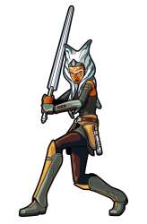 97975 - FiGPiN - Star Wars: The Clone Wars - Ahsoka Tano (1821) - FiGPiN alternate image
