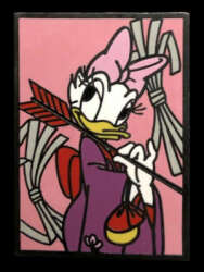 98087 - New Year's Eve/Day - Daisy Duck with a hamaya - Disney Store Japan