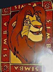 98203 - Lion King Character Set #2 - Simba in a Brown Frame - Disney Auctions - Disney Auctions alternate image