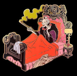 98275 - Cruella De Vil - Cruella smoking in bed - Disney Auctions