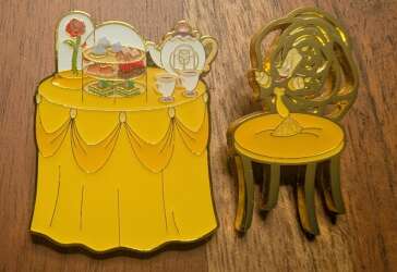 98400 - BoxLunch - Princess Sidekick Tea Party Blind Box - Beauty and the Beast Tea Party - Lumiere - Loungefly alternate image