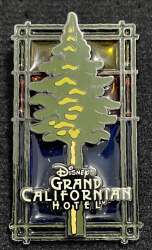 98601 - Disney’s Grand Californian Hotel & Spa - Stained Glass Pin-on-Pin Redwood - Disneyland Resort