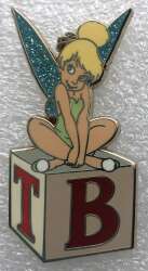 98789 - Tinker Bell - Tinker Bell Sitting on a Block - Disney Store UK