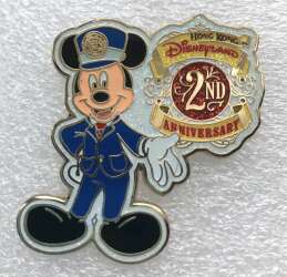 2nd Anniversary Mickey Mouse Train Conductor