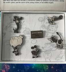 98866 - A Mickey Mouse Sound Cartoon - Plane Crazy Pin Set #2 - Disney Store US