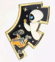 Wall-E and Eve Holding Lightbulb