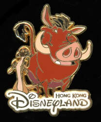 98965 - Hong Kong Disneyland - Timon and Pumbaa - Hong Kong Disneyland