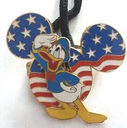 98973 - Cast Exclusive Bolo Lanyards - Patriotic Donald Saluting - Walt Disney World