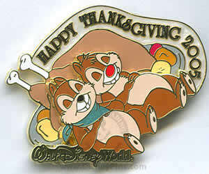 31663 - Thanksgiving - Chip and Dale - Happy Thanksgiving 2005 WDW - Walt Disney World