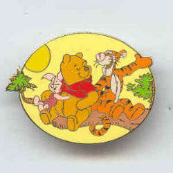 Winnie the Pooh & Friends on Tree Branch