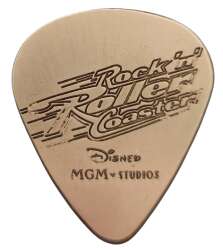 99128 - Rock 'n' Roller Coaster Engraved Guitar Pick — MGM-Studios Version - Walt Disney World