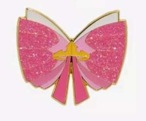 99137 - Loungefly Disney Princess Glitter Bow Blind Box Enamel Pin - Aurora - Loungefly