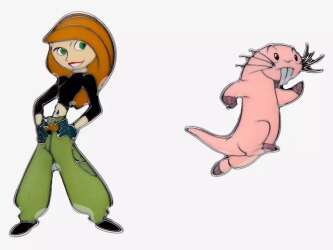 99205 - Hot Topic - Disney - Kim Possible & Rufus - Disney Licensed alternate image