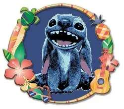 99250 - Lilo and Stitch (2025 Live Action) - 3 In. Jumbo Hawaiian Stitch - Disney Studio Store Hollywood / Soda Fountain