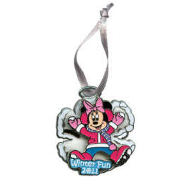 99255 - Winter Fun 2011 - Minnie Making a Snow Angel Ornament - Disneyland Resort alternate image