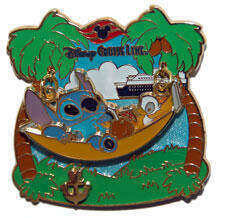 99275 - Disney Cruise Line - Stitch in Hammock with Duckling - Disney Cruise Line alternate image