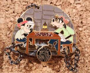 99408 - Artist Choice - Mickey and Goofy as pirates playing chess - Walt Disney World alternate image