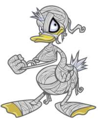99489 - FiGPiN - Kingdom Hearts - Donald Duck - Halloweentown Suit - Steel Variant - FiGPiN alternate image