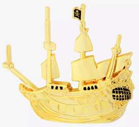 99495 - BoxLunch - Disney - Gold Jolly Roger - Loungefly