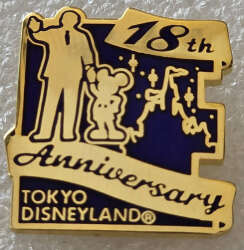99548 - Tokyo Disneyland Anniversaries - 18th Anniversary, Partners Statue - Tokyo Disneyland Resort