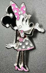 9956 - Minnie Mouse Paris Fashion Glamour Booster - Minnie Pink Polka Dot Bow alternate image