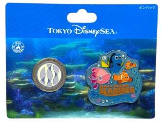 99577 - Tokyo Disney Resort Attractions - Nemo & Friends Searider Pin Badge Set - Full Set - Tokyo Disneyland Resort
