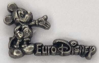 99643 - Euro Disney - Sculpted Mickey with Logo (Pewter Version) - Disneyland Resort Paris alternate image