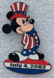 88729 - 4th of July/Independence Day - Patriotic Mickey - July 4th, 2002 - Disney Auctions alternate image