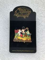 99729 - Unknown Series - Mickey Raking Leaves - Toontown Fair House - Disney Auctions