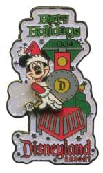 Mickey Mouse on Disneyland RailRoad at Disneyland Resort